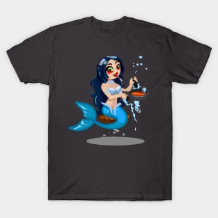 Cooking Mermaid T-Shirt